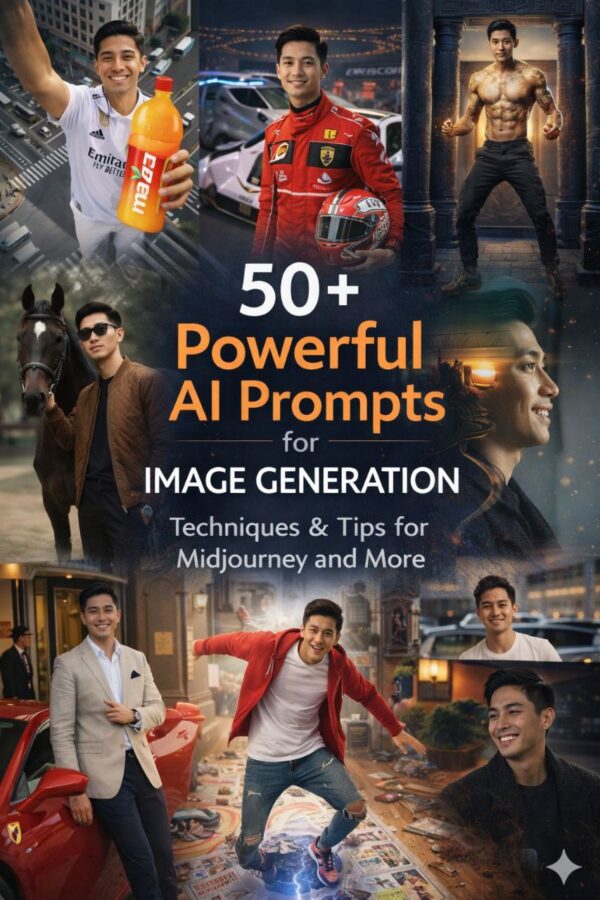 Generic Promts 50+ Powerful AI Prompt for Image Generation - AI Digital Products Store